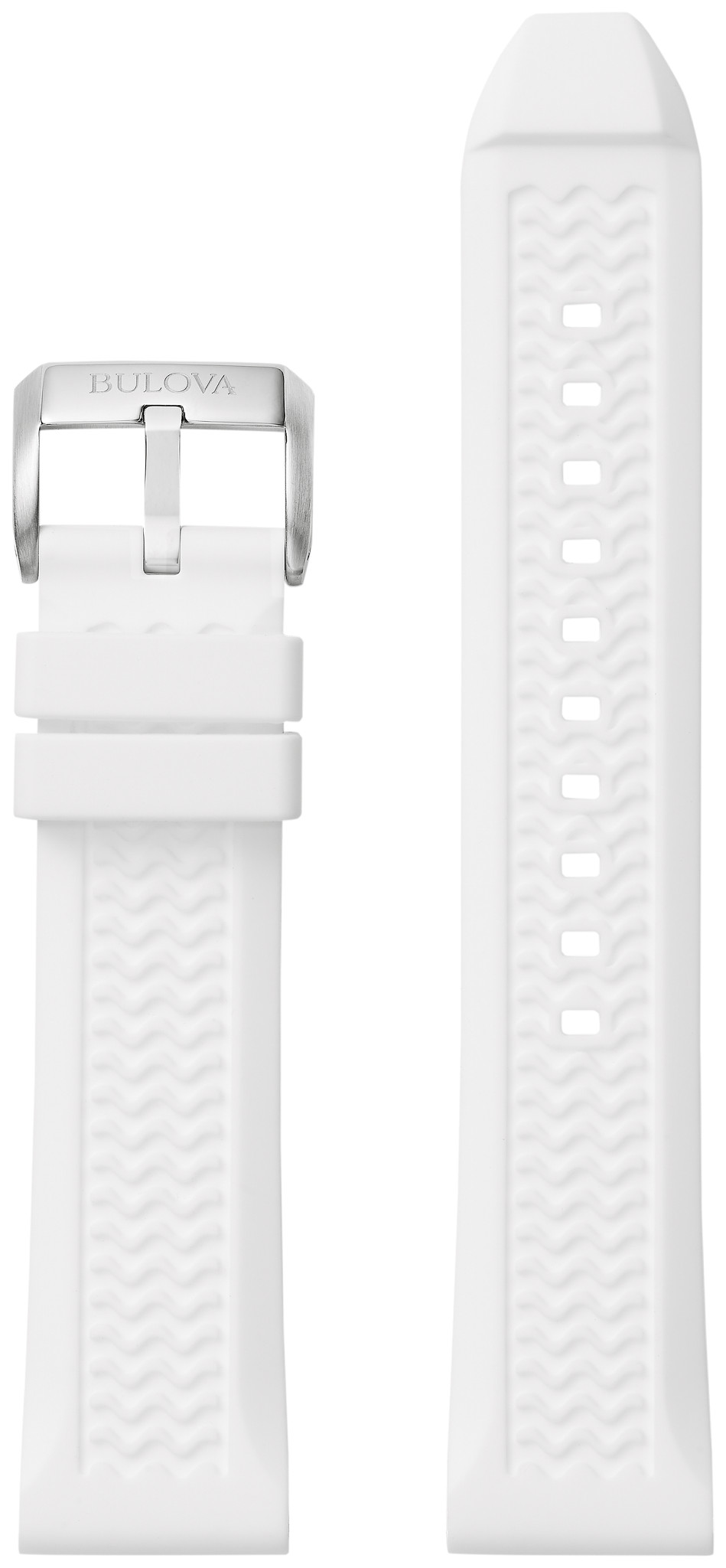 White Silicone Strap - 9S22005ST