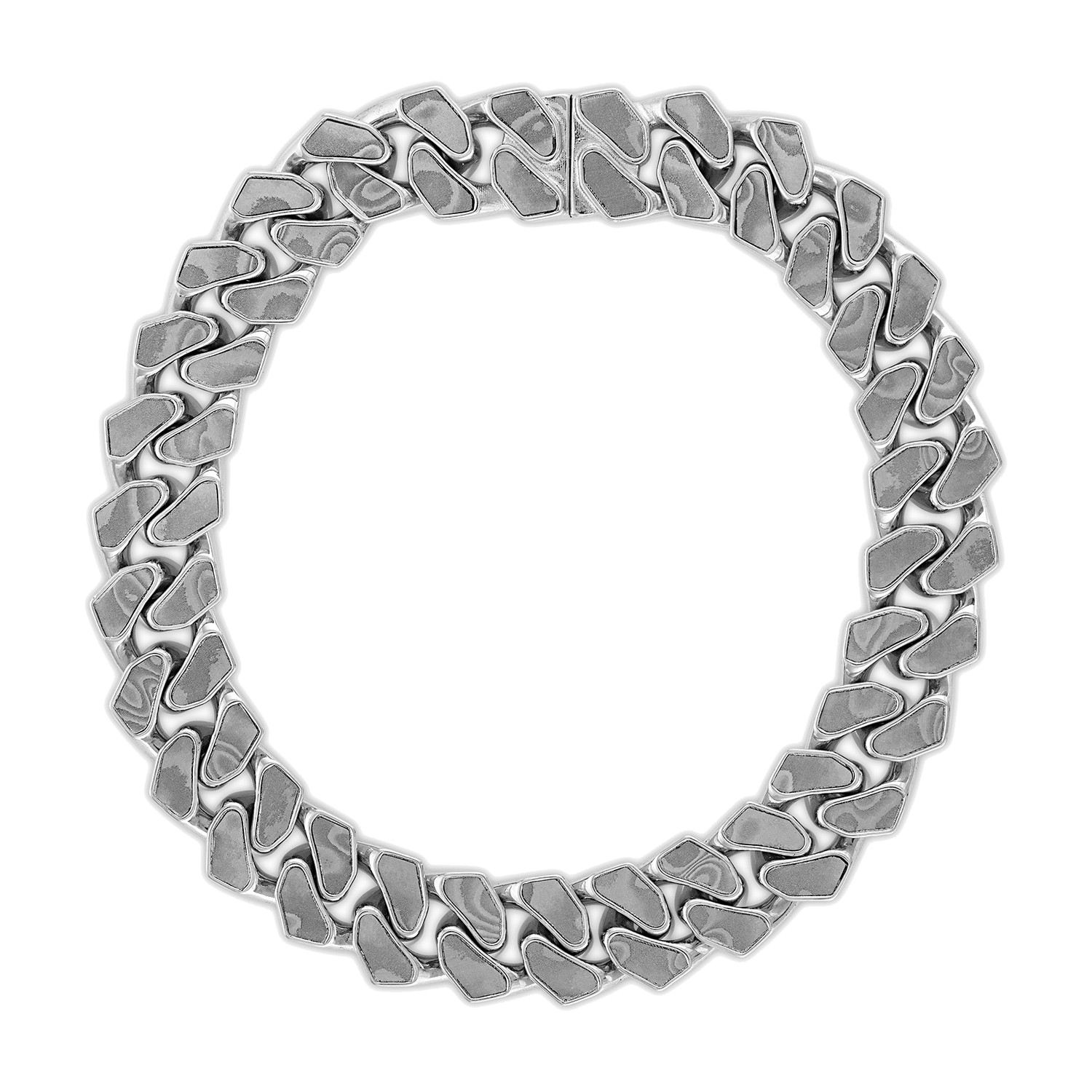 Curb Bracelet - BVB1157-WMMNA