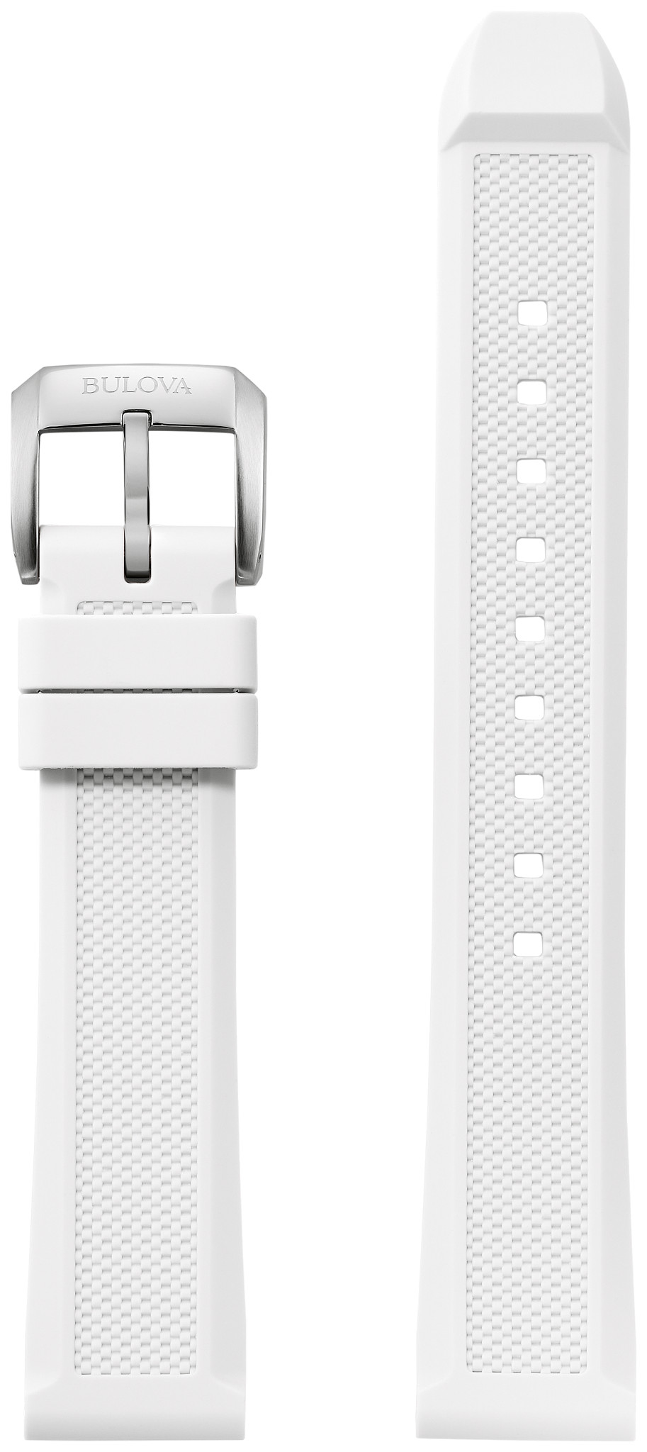 White Silicone Strap - 9S18001ST